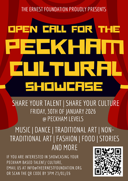 OPEN CALL FOR THE PECKHAM CULTURAL SHOWCASE